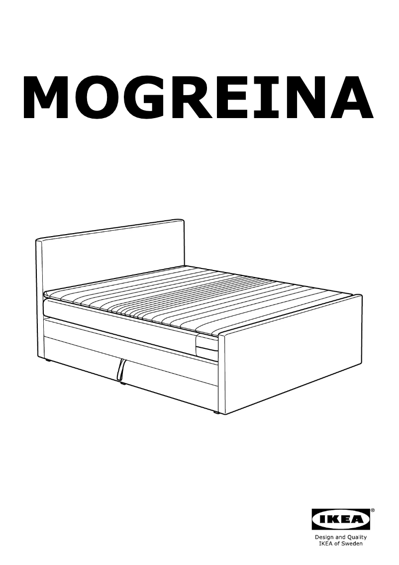 Page 1 of the manual User Manual Ikea MOGREINA 404.860.09