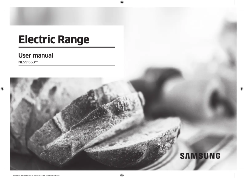 First page image of the manual for NE59R6631SG/AA