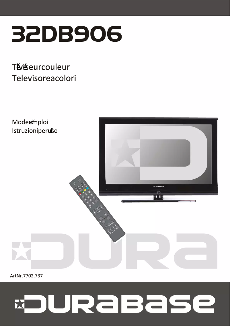 First page image of the manual for 32DB906