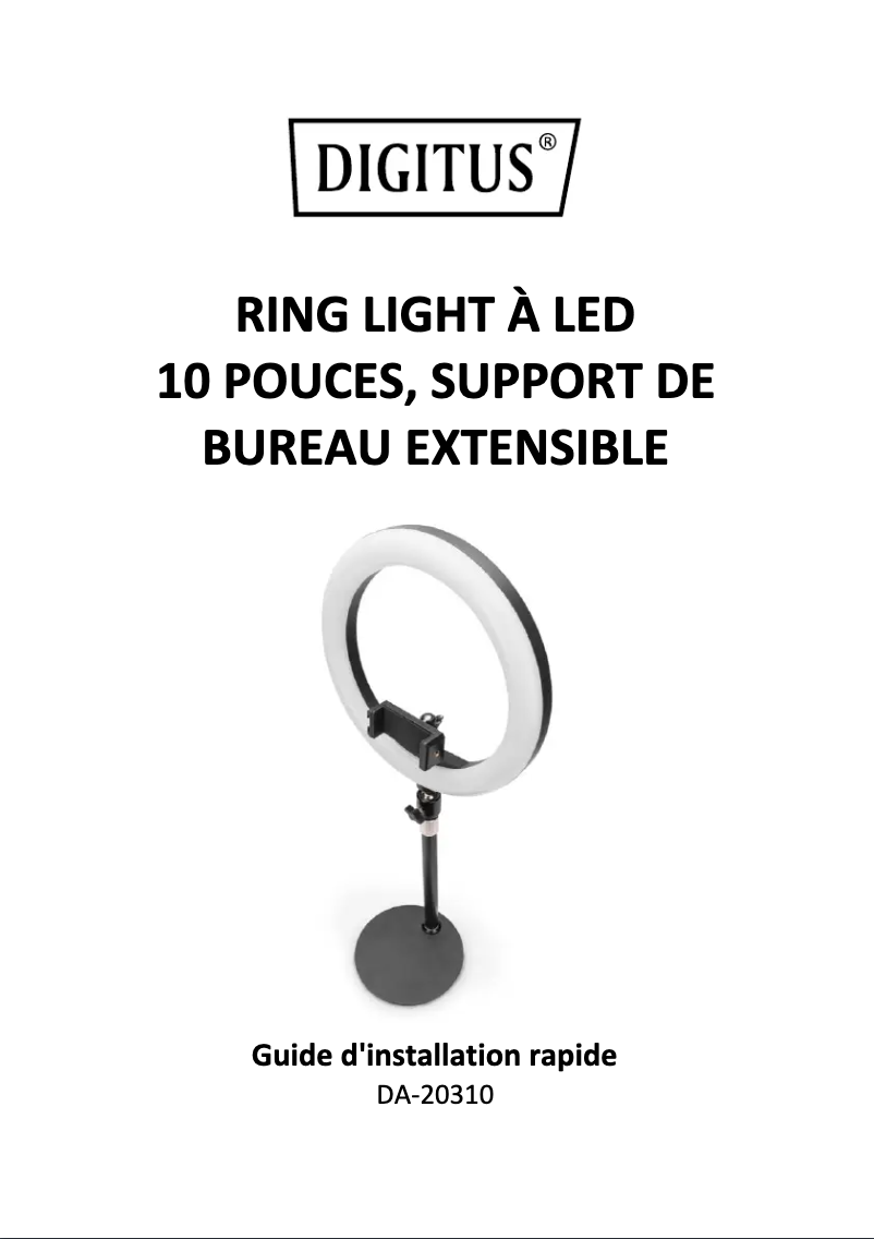 Page 1 of the manual User Manual Digitus DA-20310