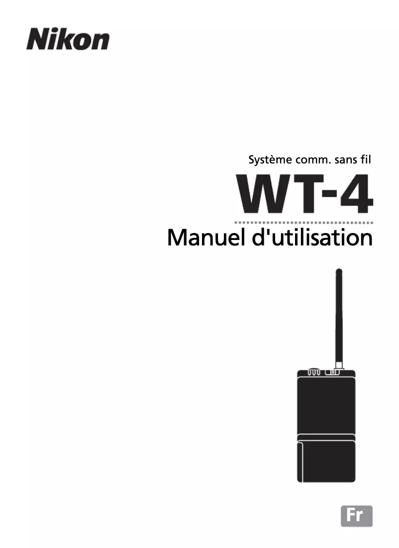 First page image of the manual for WT-4