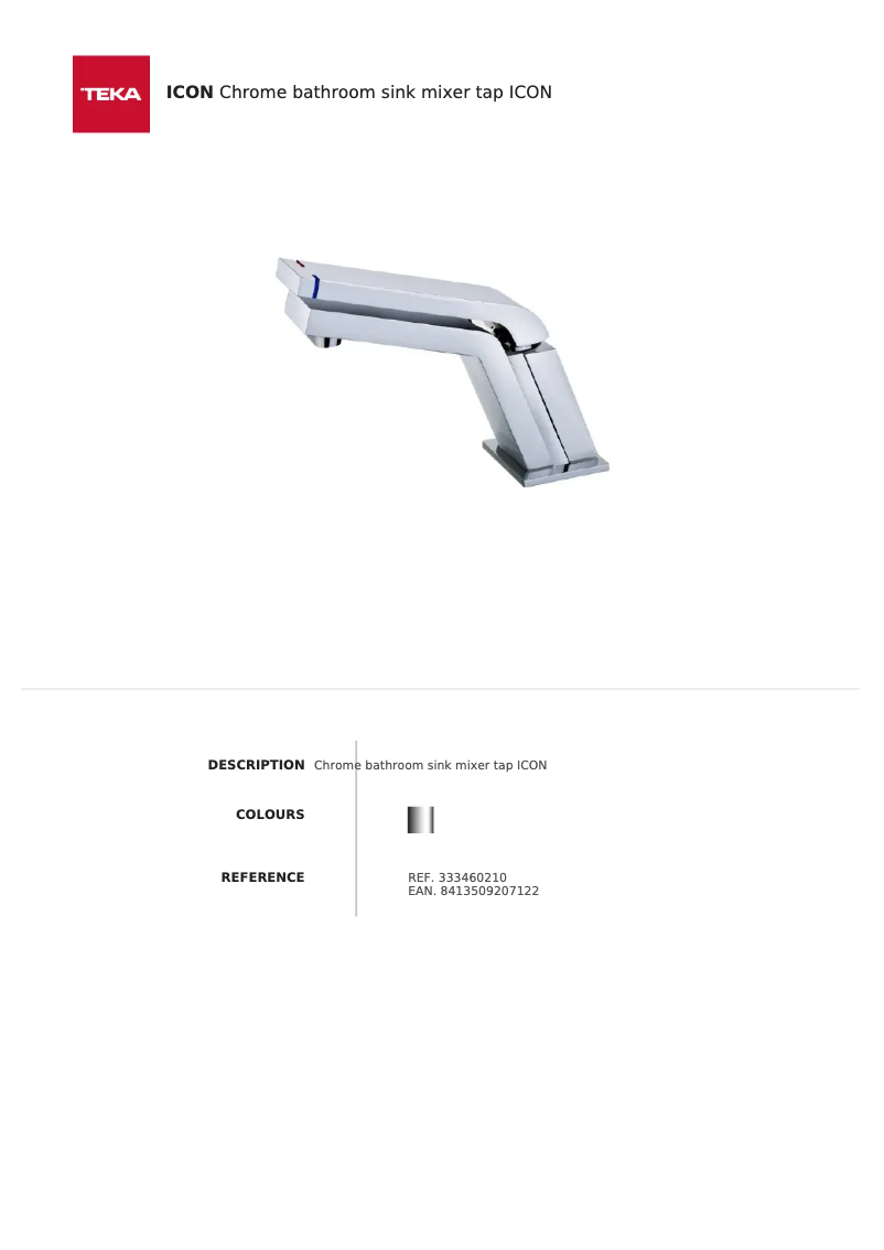 First page image of the manual for Icon