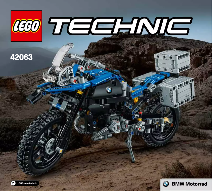Page 1 of the manual User Manual Lego Technic BMW R 1200 GS Adventure building set