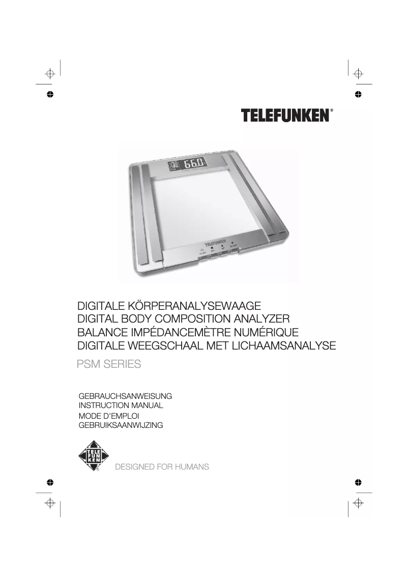 Page 1 of the manual User Manual Telefunken PSM Series