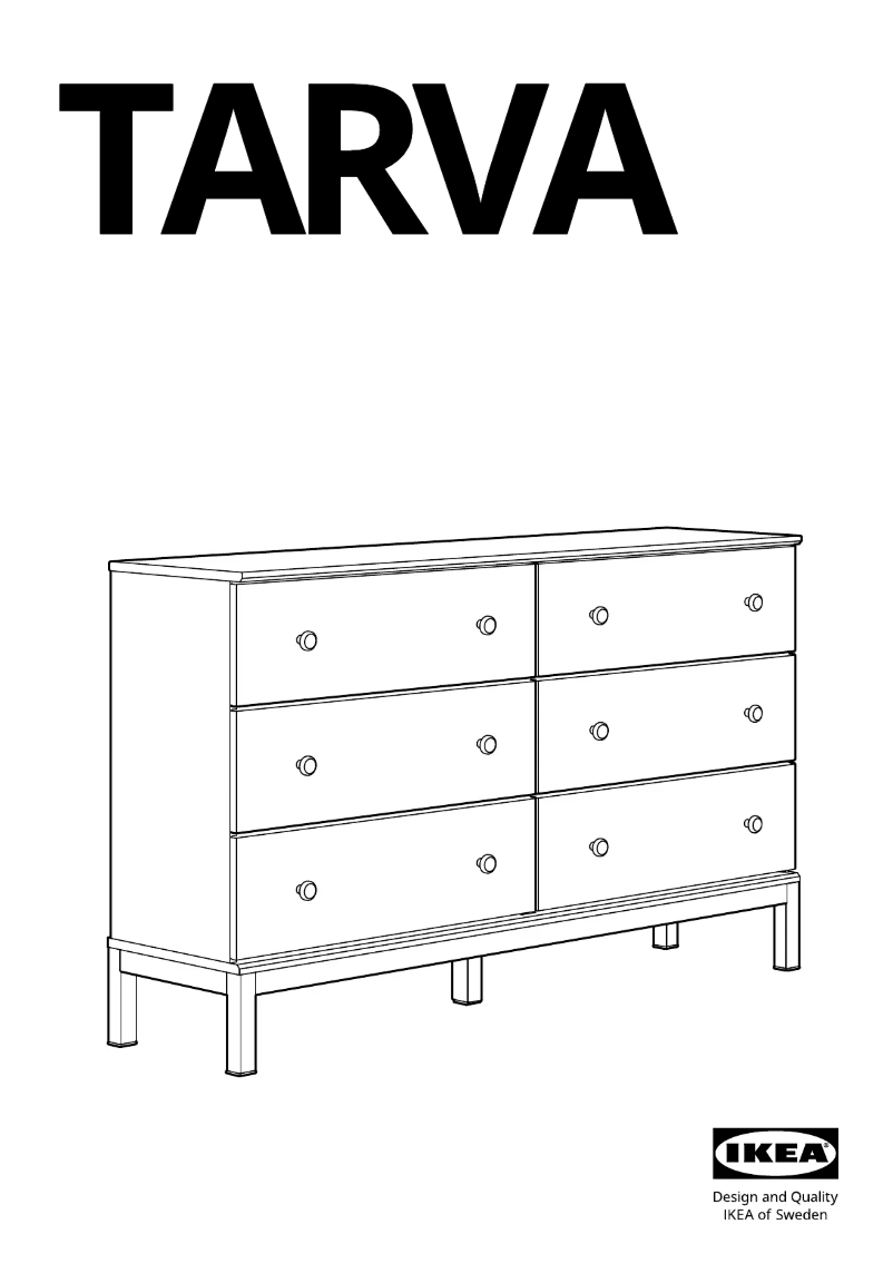 First page image of the manual for TARVA 505.898.70
