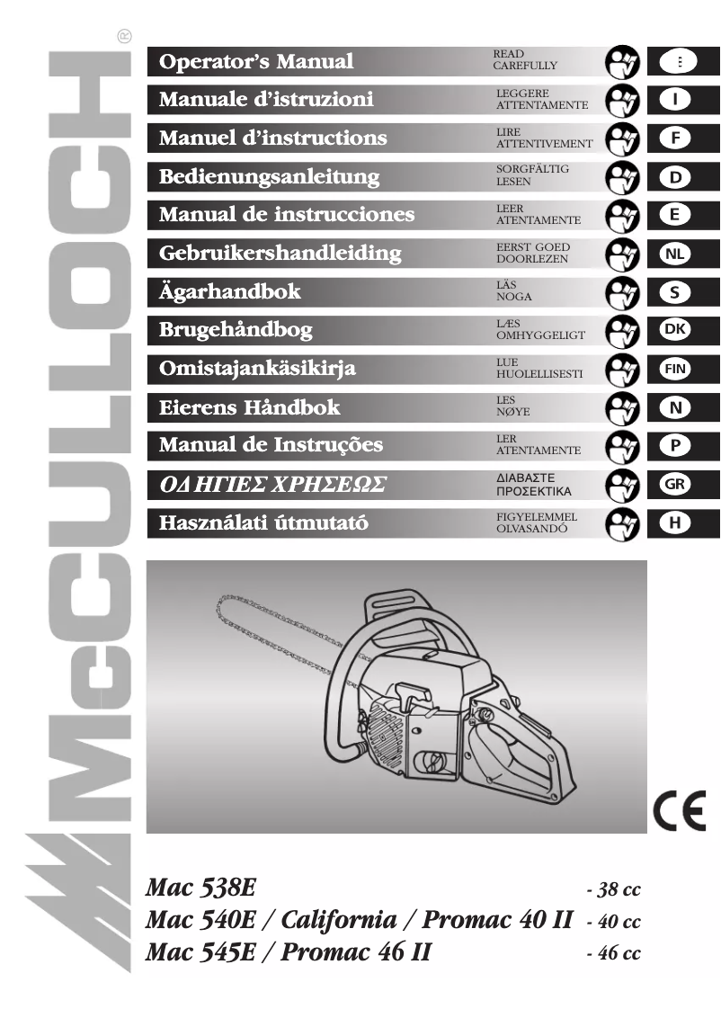 First page image of the manual for Promax 40 II