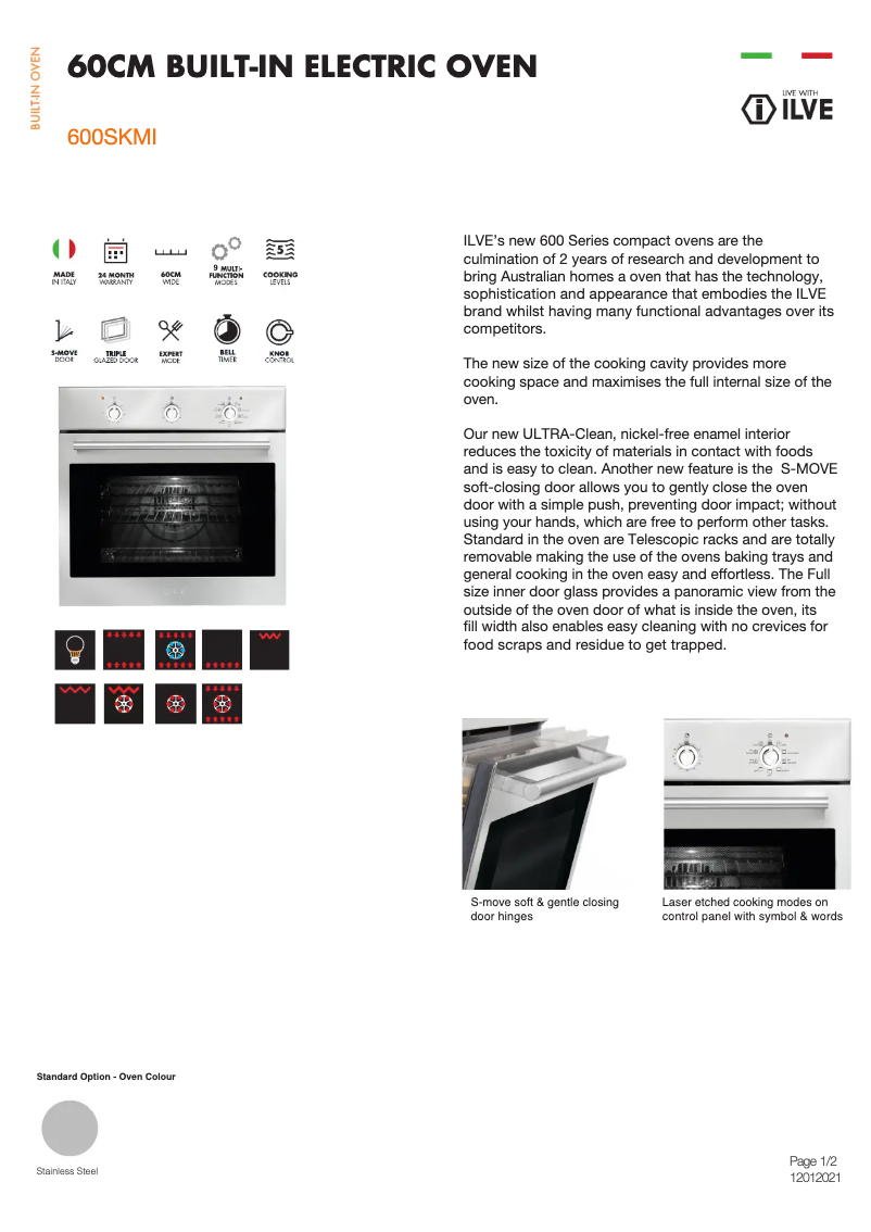 First page image of the manual for 600SKMI