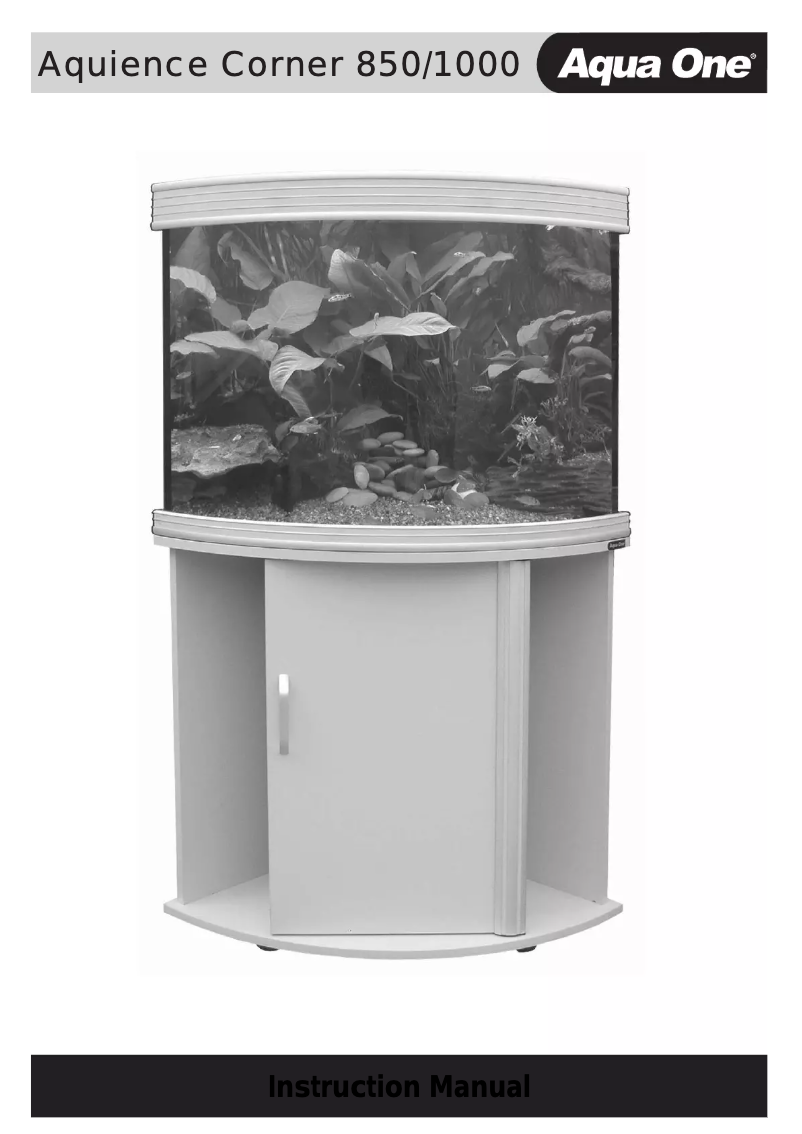 Page 1 of the manual User Manual Aqua One Aquience 1000 Corner