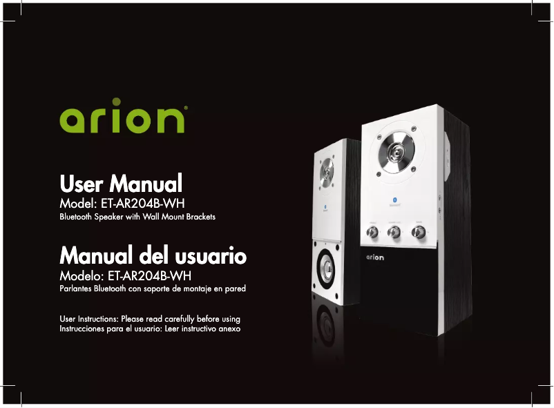 Page 1 of the manual User Manual Eagle Arion ET-AR204B