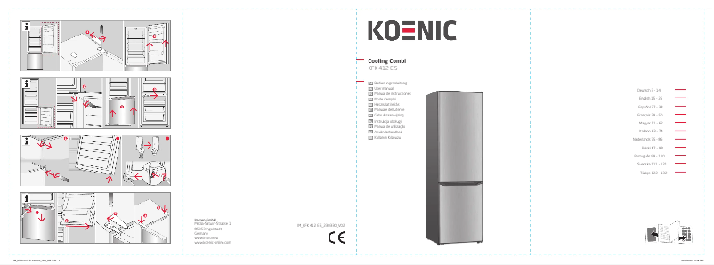 Page 1 of the manual User Manual Koenic KFK 412 E S