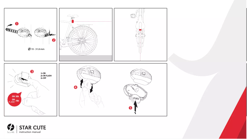 Image de la première page du manuel de l'appareil Star Cute