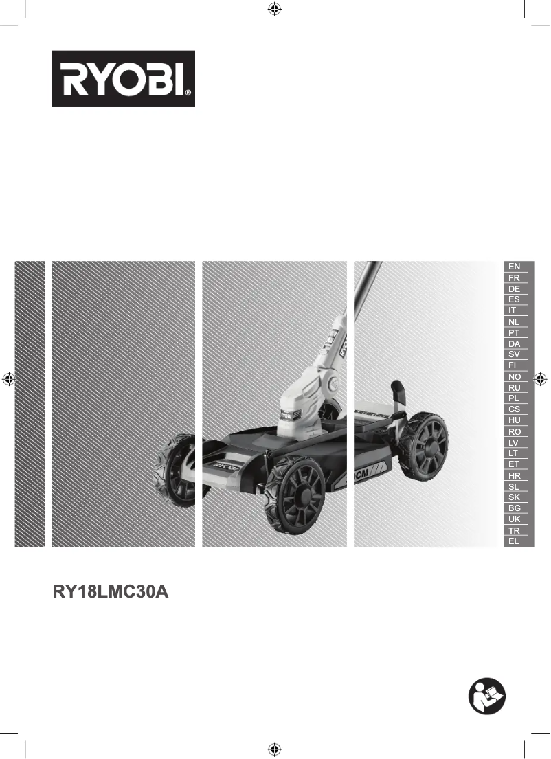 Page 1 of the manual User Manual RYOBI RY18LMC30A