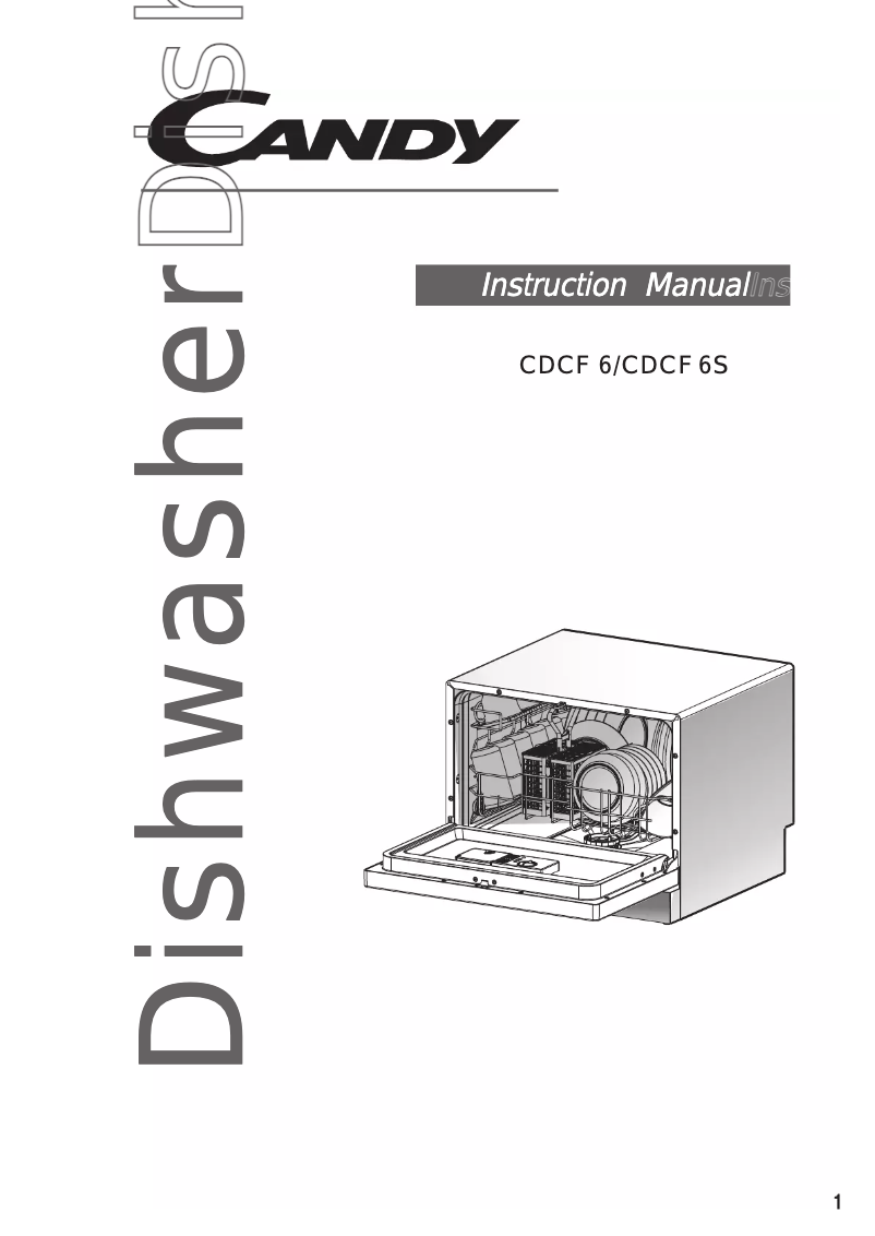 First page image of the manual for CDCF 6S