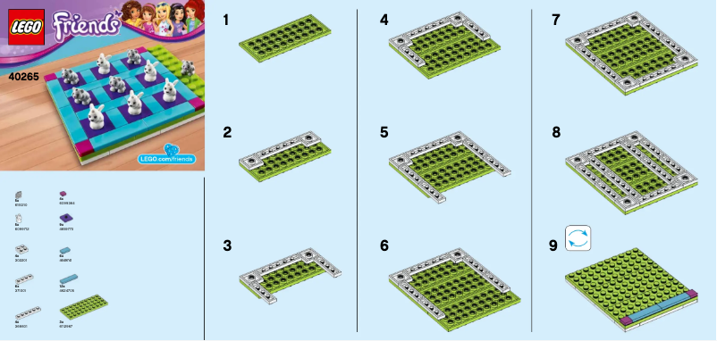 First page image of the manual for Friends 40265