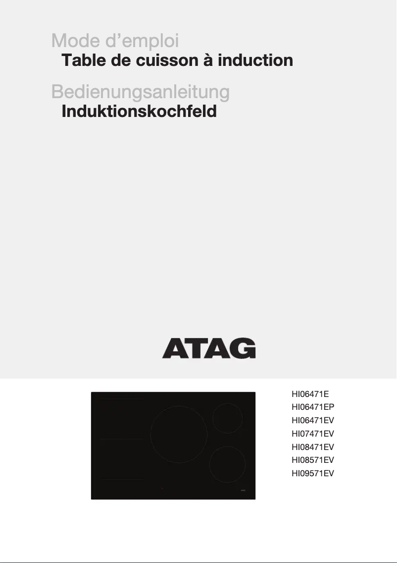 First page image of the manual for HI06471E