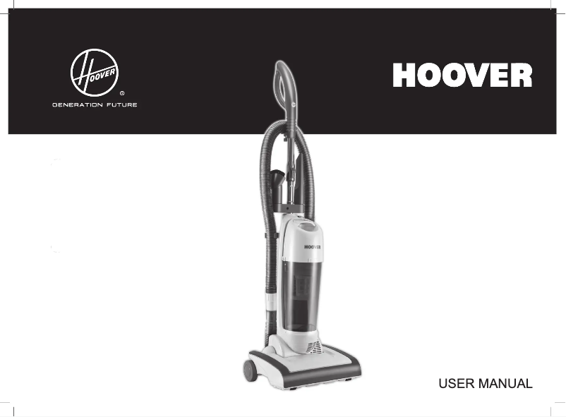 Page 1 of the manual User Manual Hoover Spritz AL71