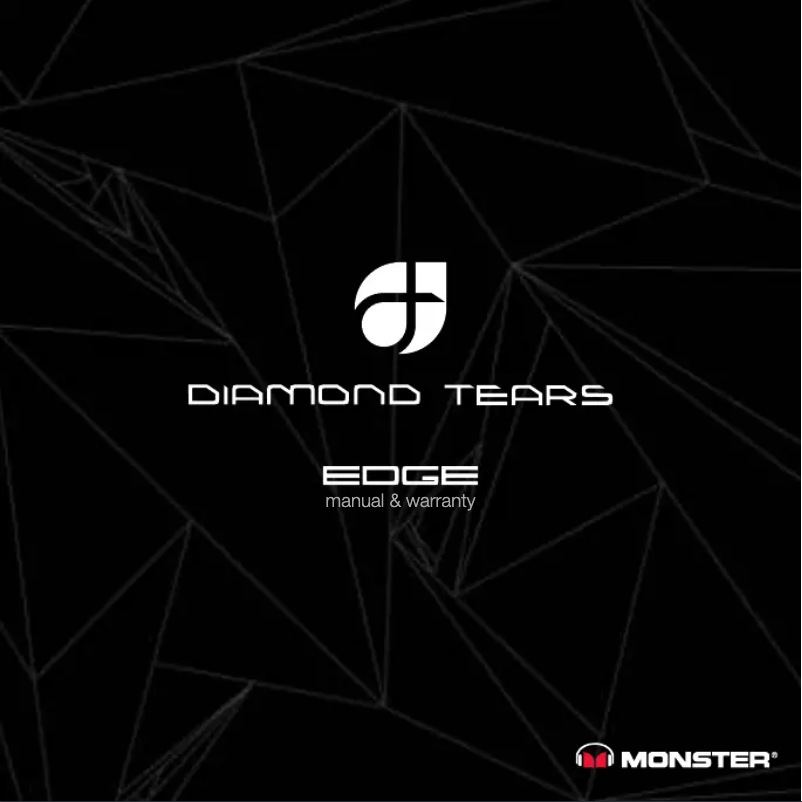 First page image of the manual for Diamond Tears Edge