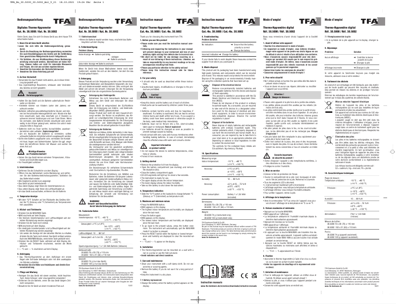 First page image of the manual for 30.5000.02