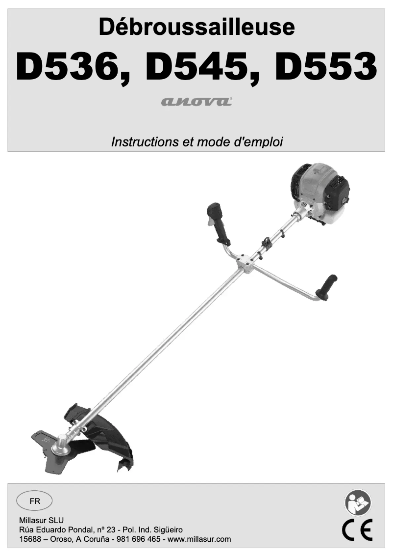 First page image of the manual for D545