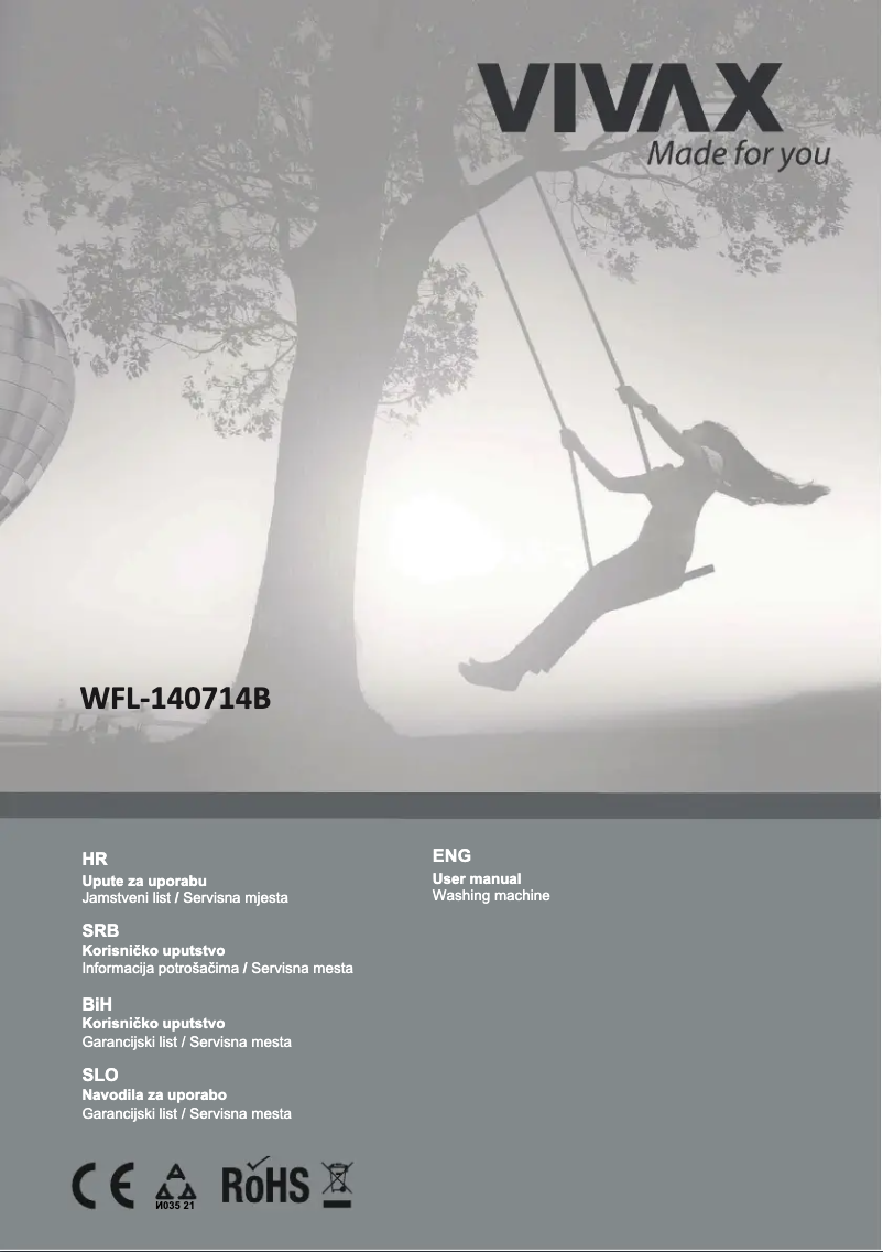 First page image of the manual for WFL-140714B