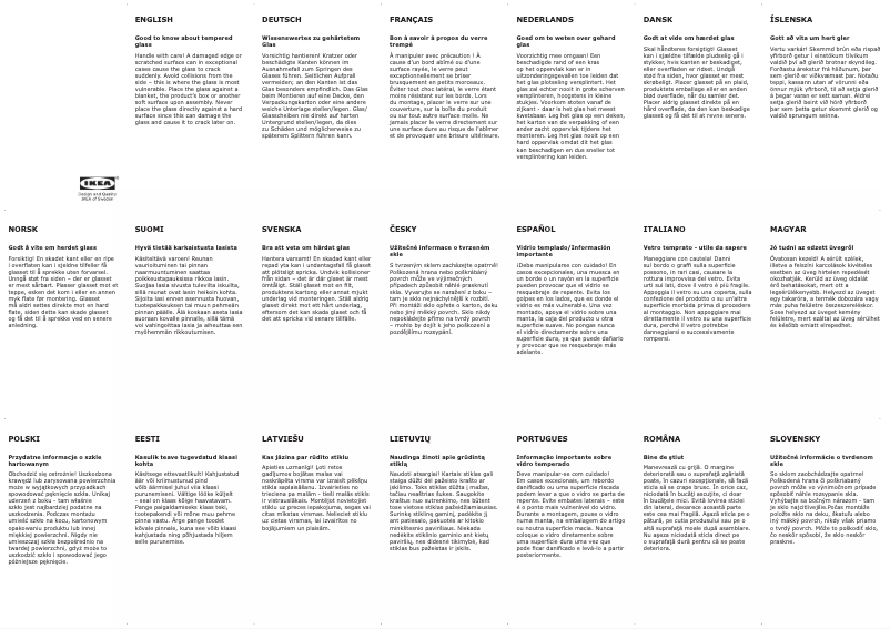 First page image of the manual for BJÖRNÖYA