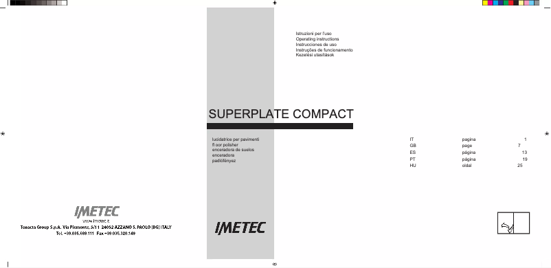 First page image of the manual for 8020