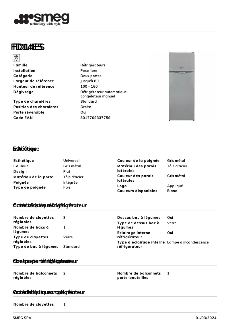 First page image of the manual for FD14ES