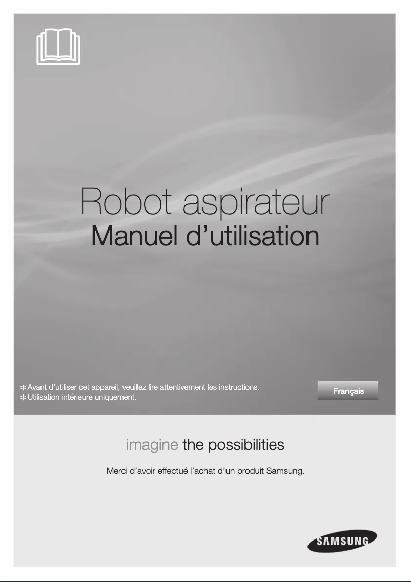 Page 1 of the manual User Manual Samsung SR8937