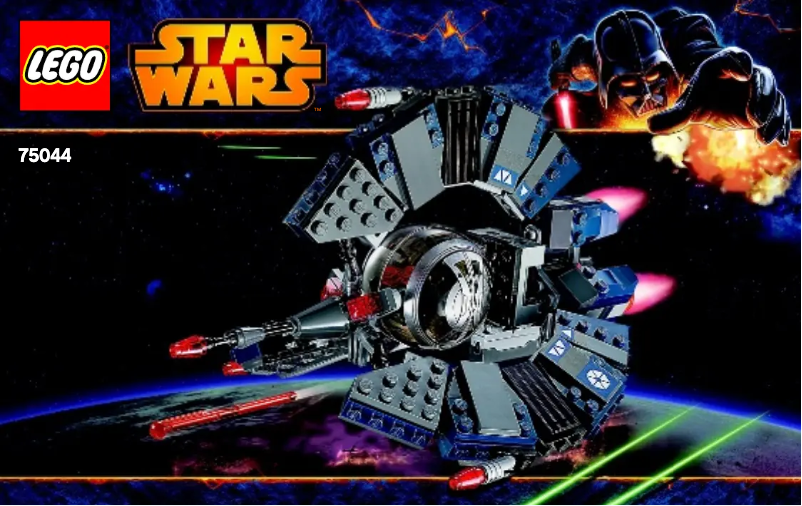 First page image of the manual for Star Wars 75044