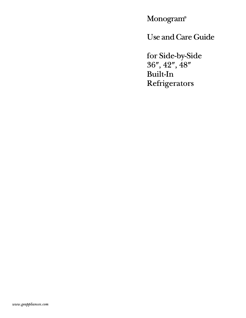 First page image of the manual for ZISB48DC