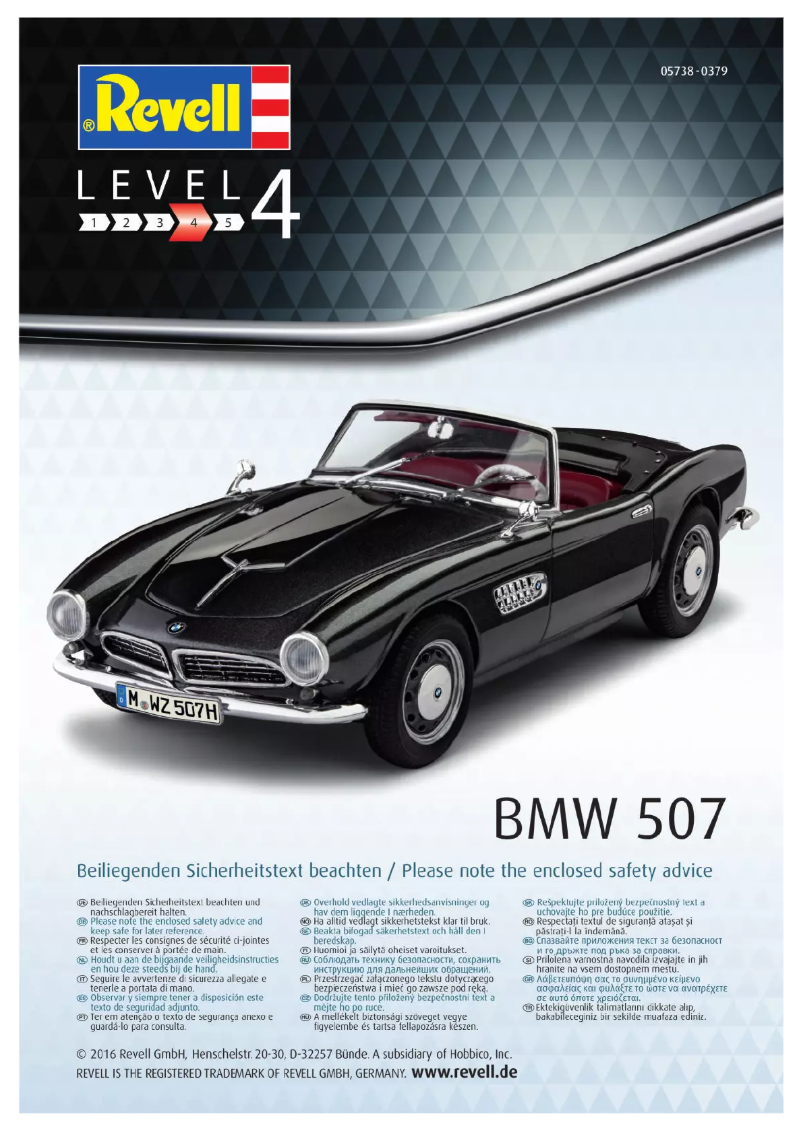 First page image of the manual for Gift-Set 100 Years BMW