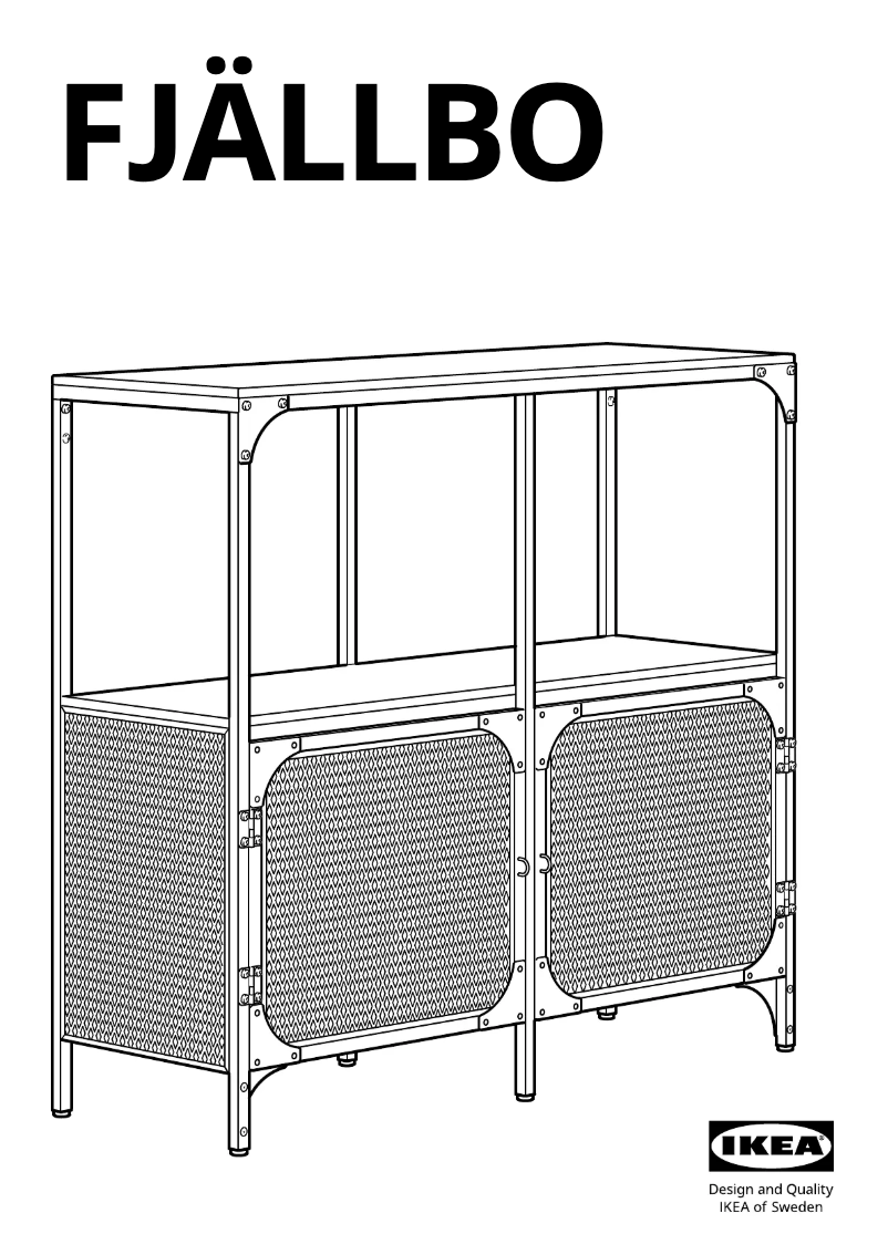 First page image of the manual for FJÄLLBO 803.392.95