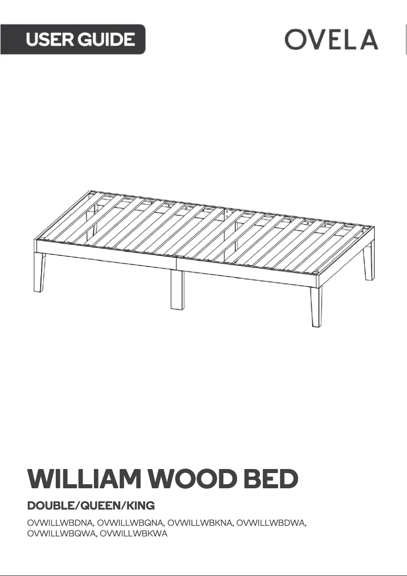 Page 1 of the manual User Manual Ovela William OVWILLWBQNA