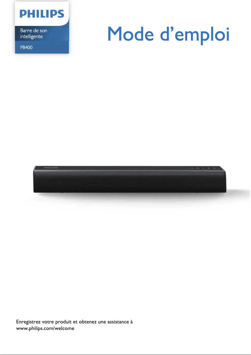 First page image of the manual for TAPB400