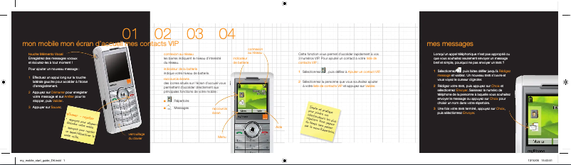 Page 1 of the manual User Manual Sagem myPhone