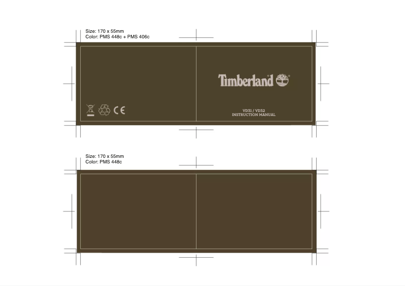 Page 1 of the manual User Manual Timberland Gloucester TBL.15255