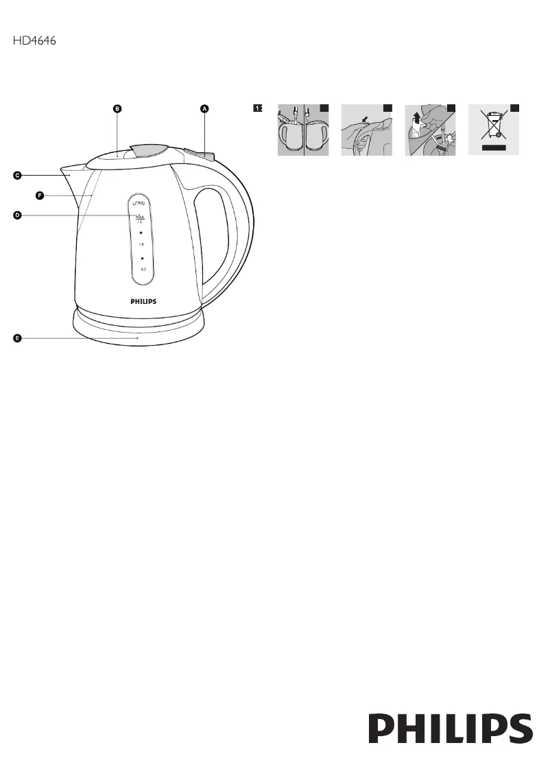 First page image of the manual for Daily Collection HD4646