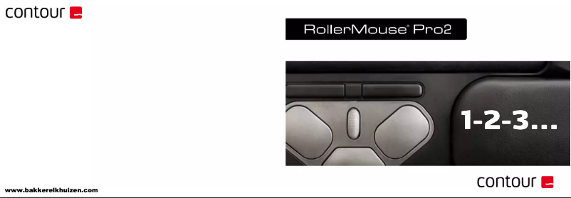 First page image of the manual for Rollermouse Pro2