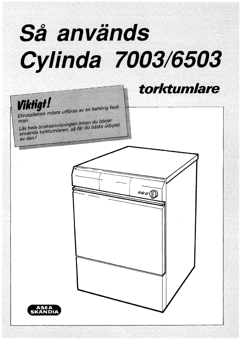 Page 1 of the manual User Manual Cylinda 6503