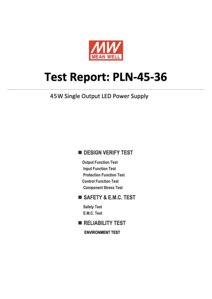 First page image of the manual for PLN-45-36