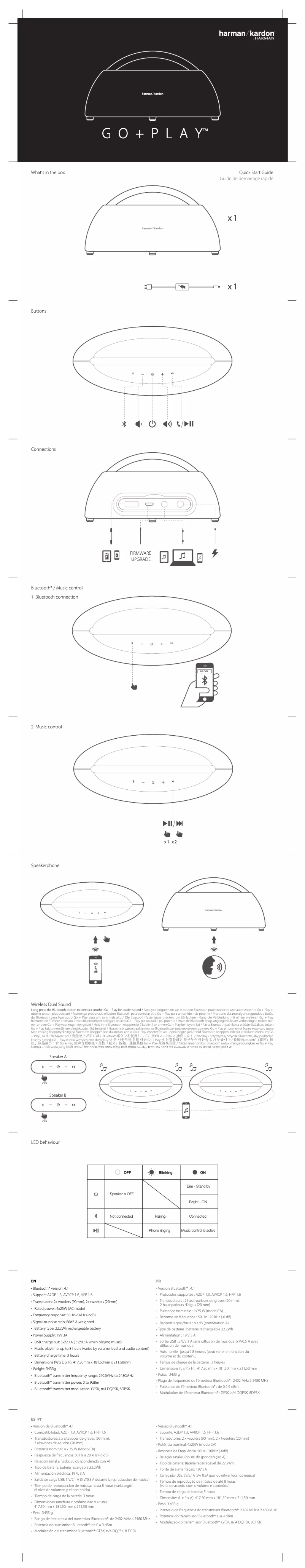 First page image of the manual for Go+Play Mini