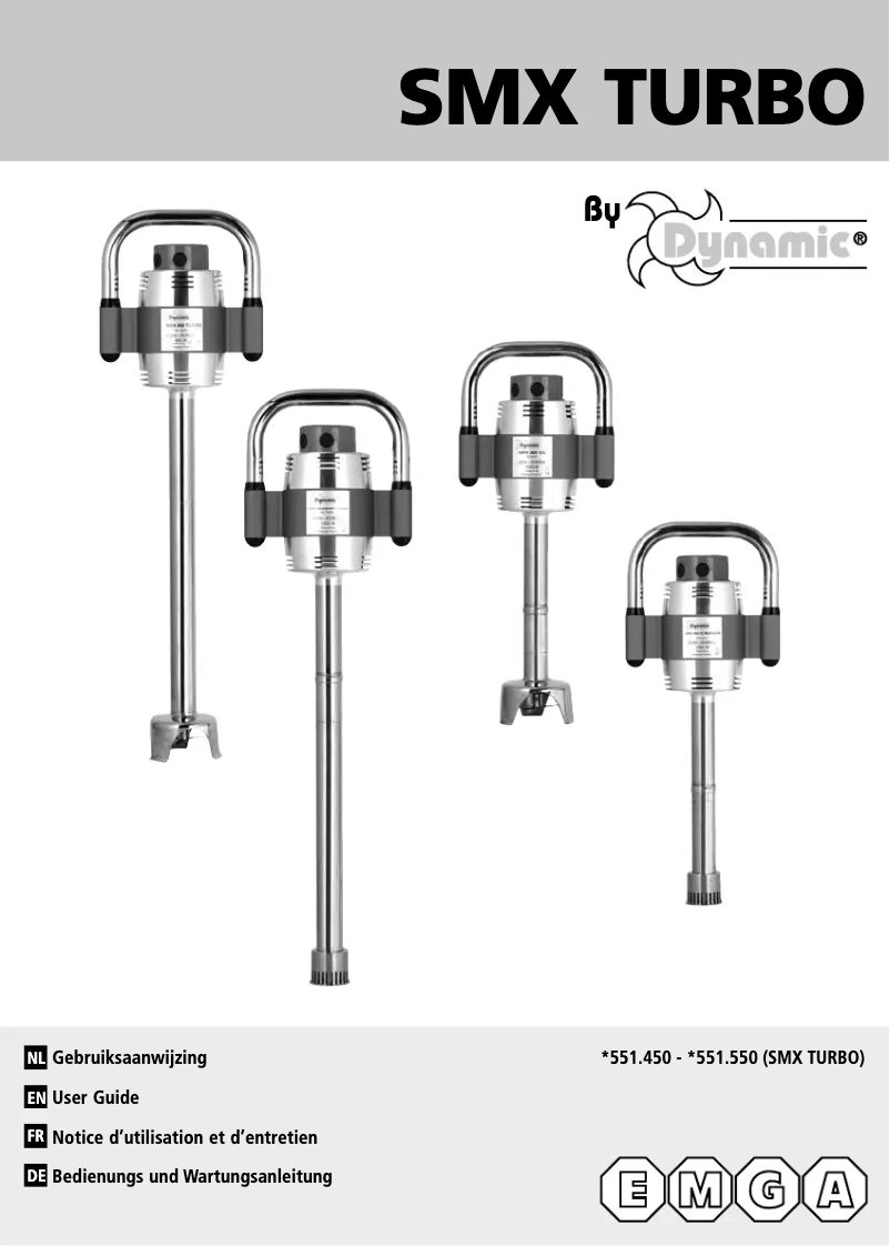 First page image of the manual for SMX 551450