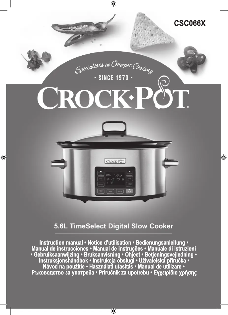 Page 1 of the manual User Manual Crock-Pot CR066
