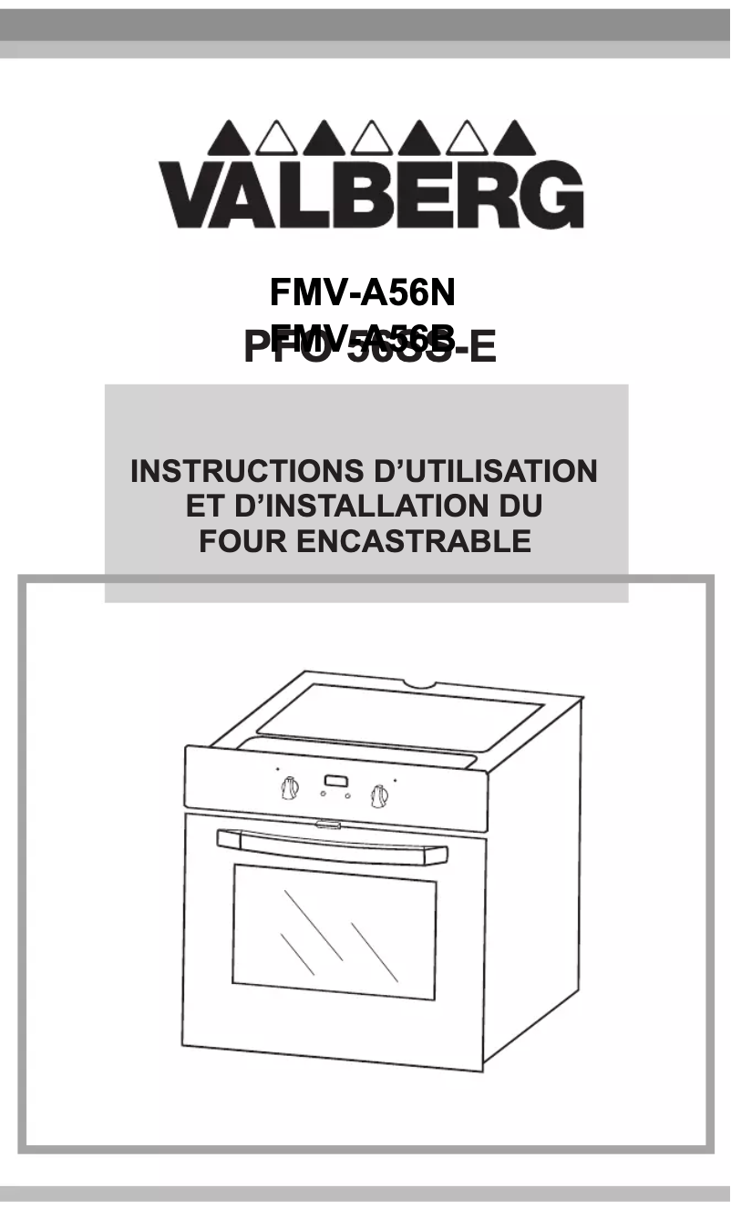 First page image of the manual for FMV-A56N
