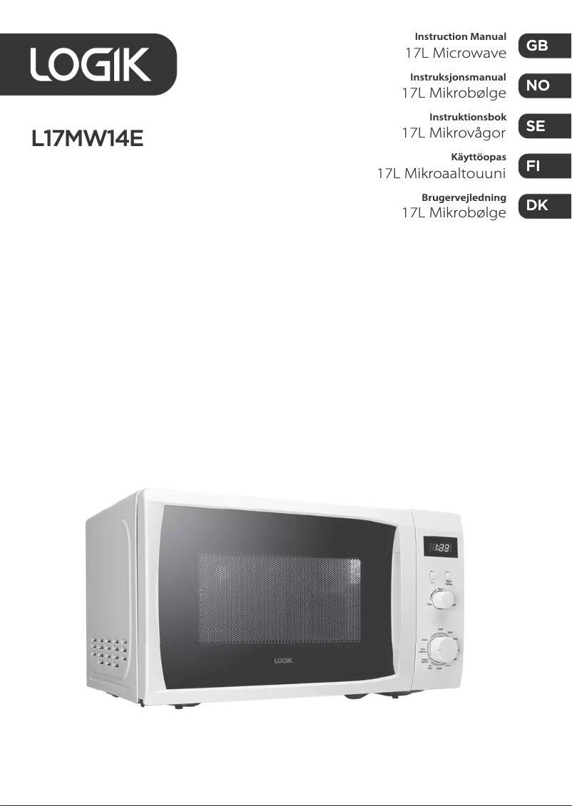 Page 1 of the manual User Manual Logik L17MW14E