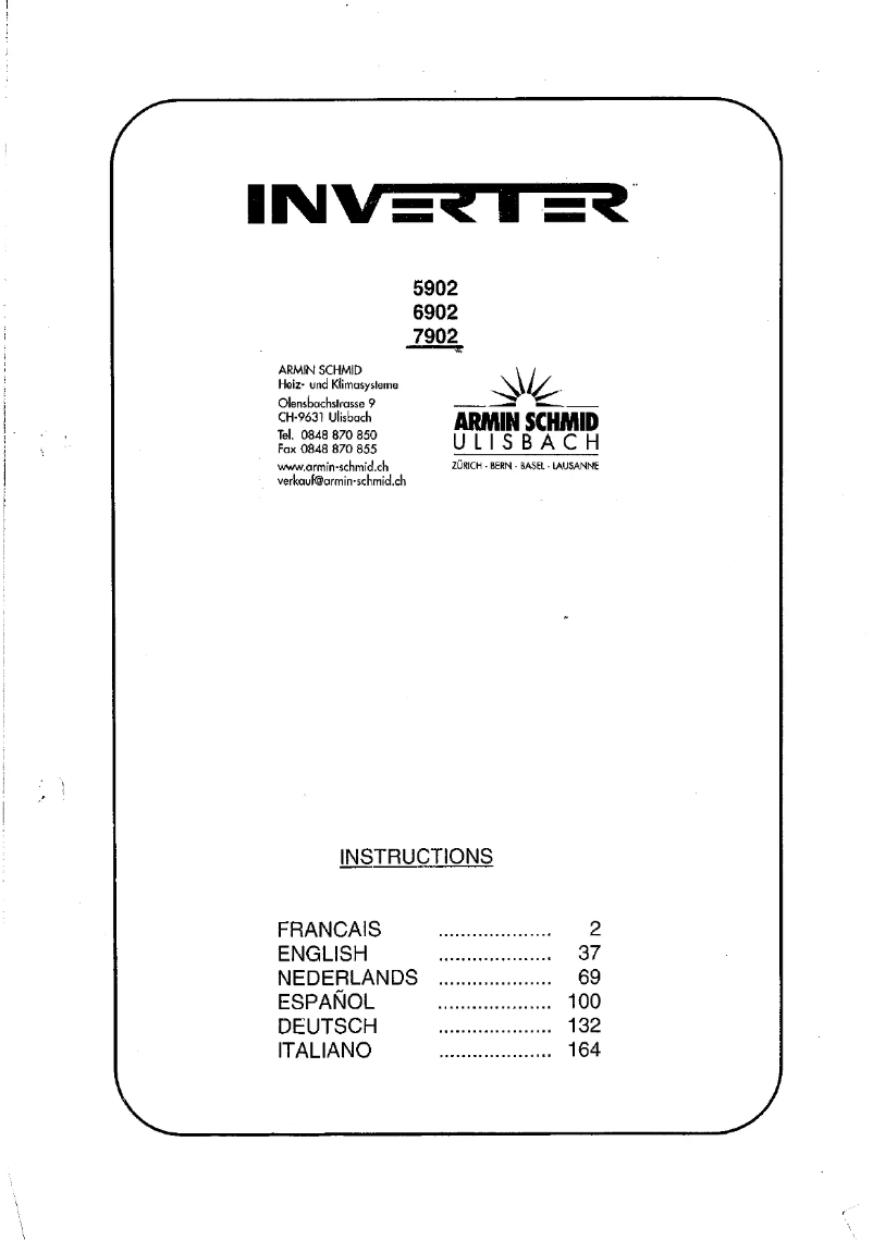 Page 1 of the manual User Manual Sonnenkönig Corona Inverter 7902