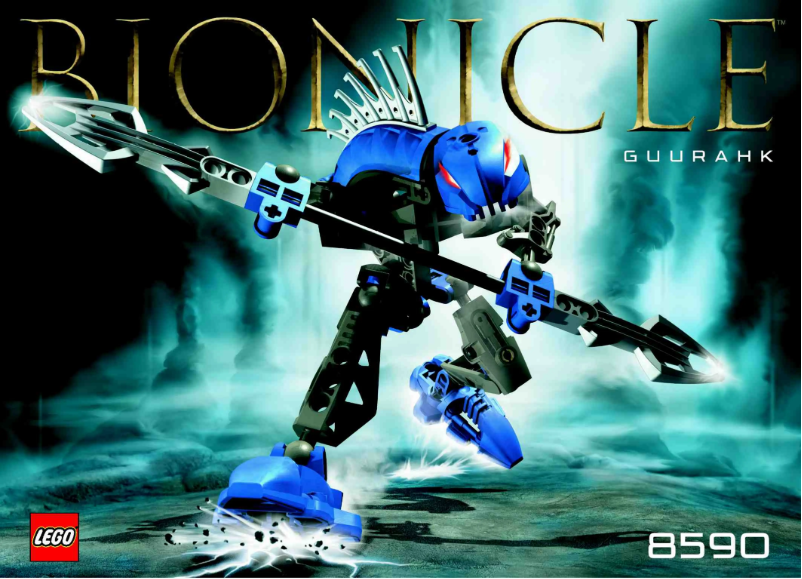 Page 1 of the manual User Manual Lego Bionicle 8590