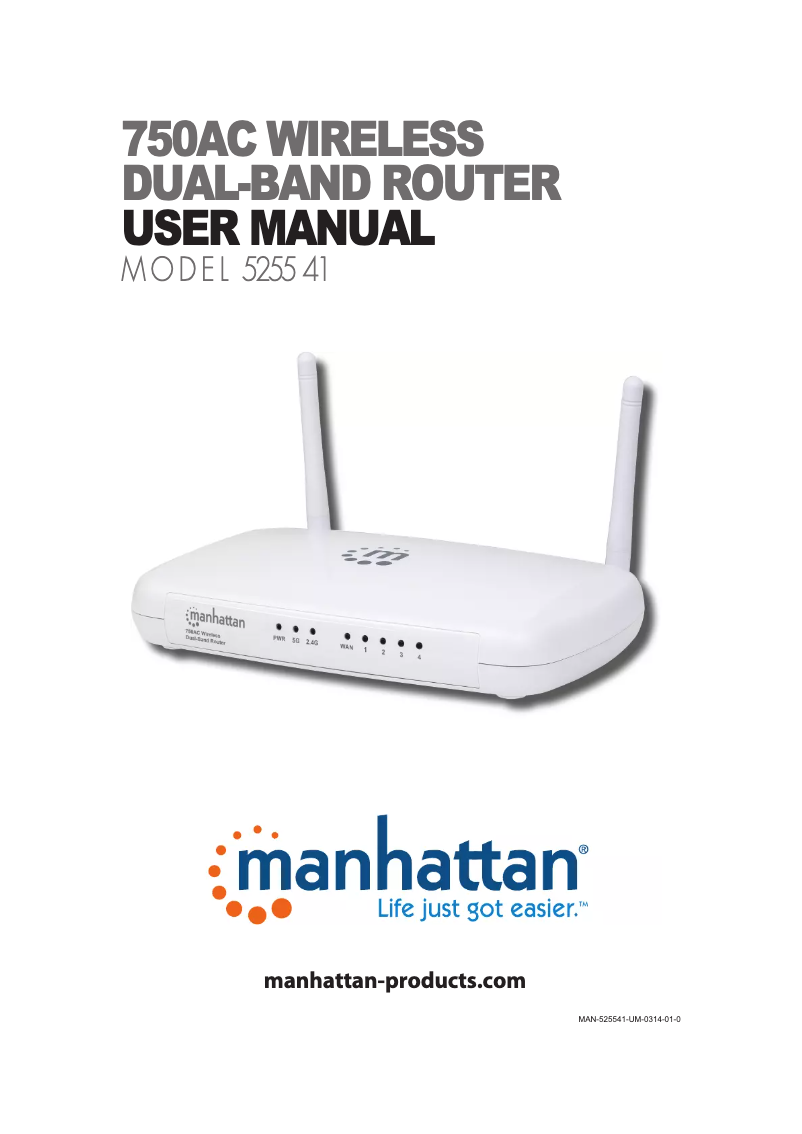 First page image of the manual for 525541