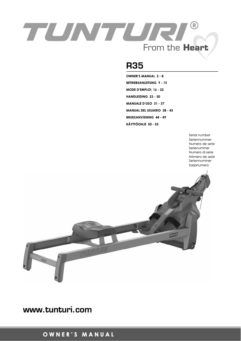 Image de la première page du manuel de l'appareil R35
