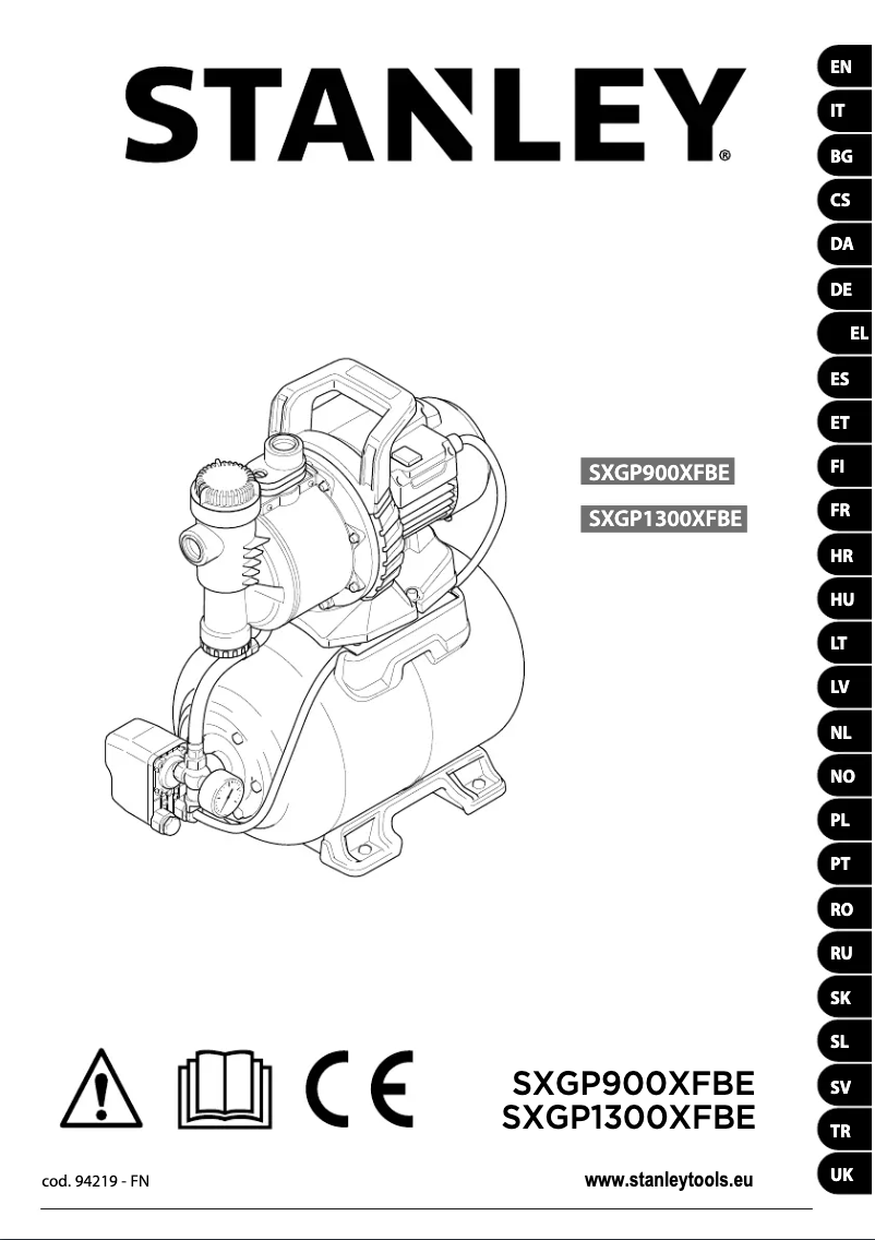 First page image of the manual for STN-P1300B